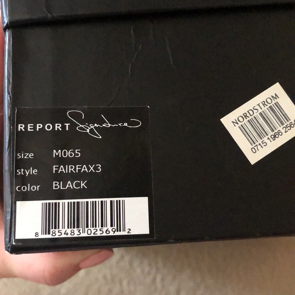 Report Signature Fairfax OTK boots black sz 6.5 - Picture 12 of 12
